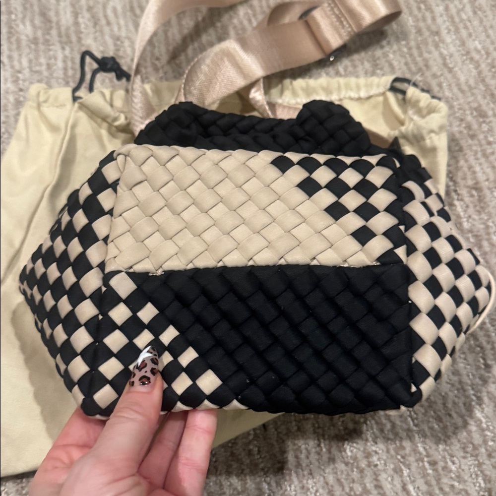 Naghedi St. Barths Graphic Geo Petit Tote Two-Tone in Indio - Picture 3 of 4